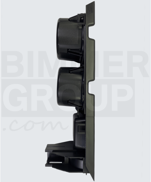 Juodas puodelio laikiklis BMW 3 serijai (E46)