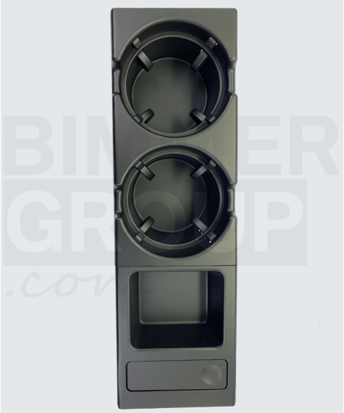 Juodas puodelio laikiklis BMW 3 serijai (E46)