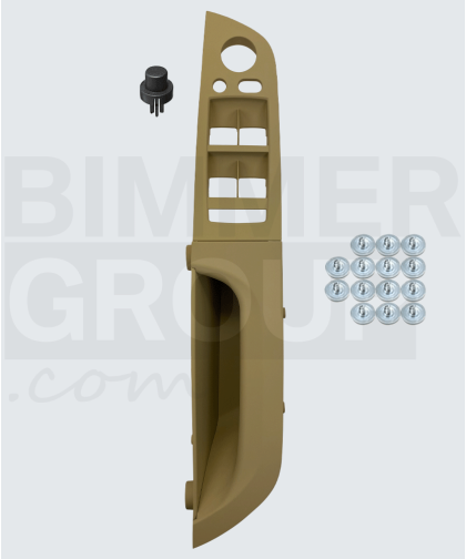 Smėlio spalvos vairuotojo pusės durų rankena, skirta BMW 3 serijai (E90/E91)