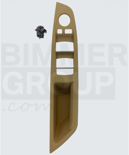 Smėlio spalvos vairuotojo pusės durų rankena BMW 5 serijai (F10/F11/F07)