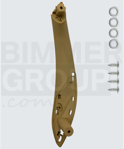 Smėlio spalvos keleivio pusės durų rankena, skirta BMW 3 serijai, 4 serijai, M3, M4 (F30/F31/F32/F33/F34/F36 F80/F82/F83)
