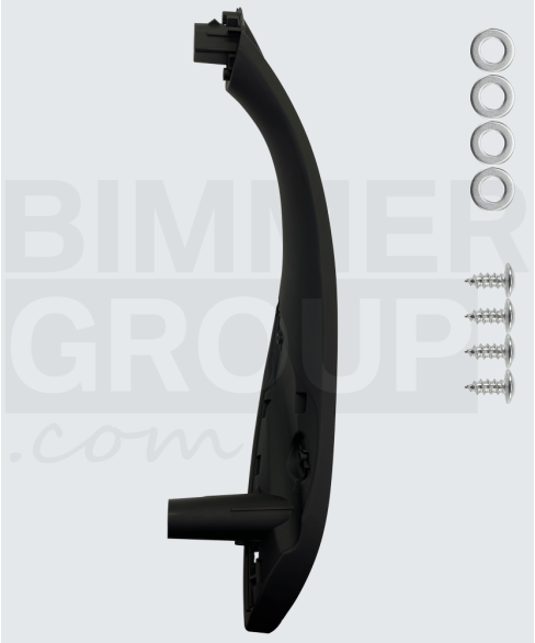 Juoda vairuotojo pusės durų rankena BMW 3 serijai, 4 serijai, M3, M4 (F30/F31/F32/F33/F34/F36 F80/F82/F83)